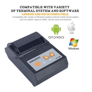 Ticket Printing Mini Bluetooth Printer 8dot/mm Resolution Rechargeable Device