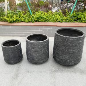 Modern And Versatile Fiber Clay Planter For Both Indoor And Outdoor Plant