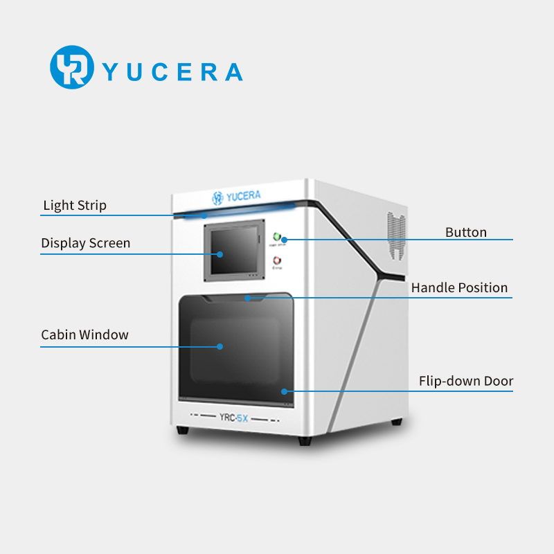Yucera Electric Accessories Dry 5-Axis CAD/CAM Milling Machine with Automatic