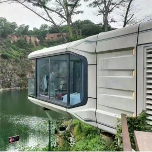 SHENGDE Prefabricated Space Capsule Container House with Bedroom and Customized