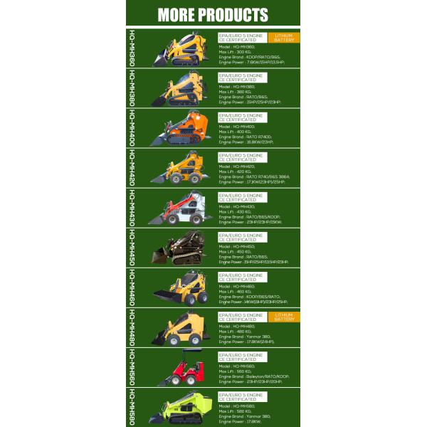 FREE SHIPPING Cheap Mini Skid Steer Loader Diesel Gasoline Mini Skid Steer Loaders Wheel Loader Mini 430kg