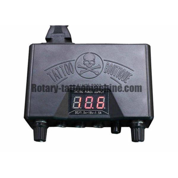 LCD Dual Tattoo Machine Power Source , DC Power Supply Tattoo With Shader /