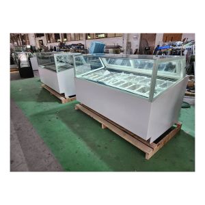 Ice Cream Shops / Convenience Stores Use Commercial Stainless Steel Glass Ice