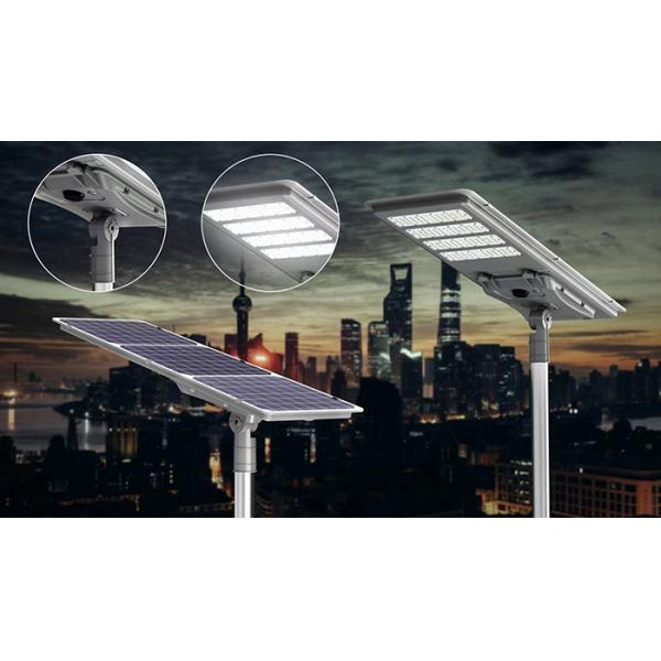 Aluminum Alloy Integrated Solar LED Light IP65 Adjustable Installation Method