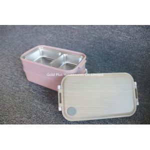 Quality Square Stainless Steel Leakproof Thermal Bento Box Eco Friendly for sale