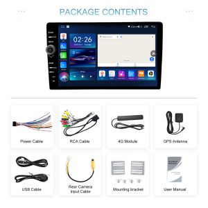 CarPlay Function Double Din Touch Screen Car Media Player with 1280*800