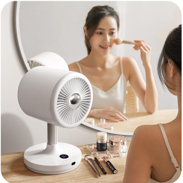 USB Portable Shaking Head Floor Fan for Versatile Air Cooling at Home and Outdoor