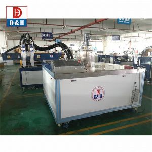 700x700x100 Vertical Potting 2K Filling and Spraying Glue Machine with 4 1 Ab