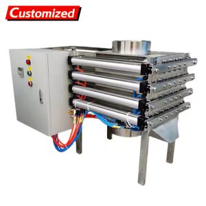 Customized stainless steel grid magnetic separator with seal 12,000 Gauss powder