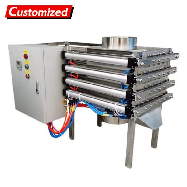 Customized stainless steel grid magnetic separator with seal 12,000 Gauss powder