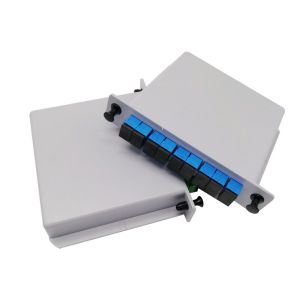 Optical 1×8 Sc/Upc Insertion Card Type Fiber Optic PLC Splitter
