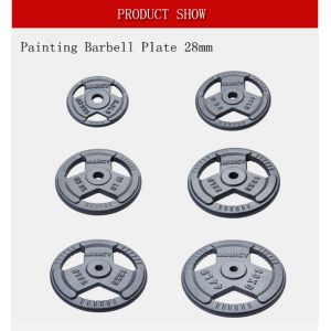 chrome 28mm dia handle barbell plate ,50mm dia olympic plate with weightlifting