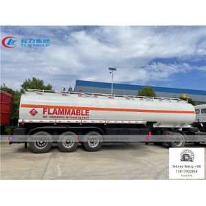 3 Axle 46000L 35T 40T Carbon Steel Fuel Tanker Truck