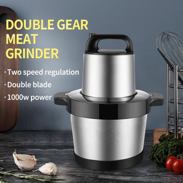 Large Capacity Pure Copper Motor Multifunction Grinder for Vegetable Cutting and Juicing