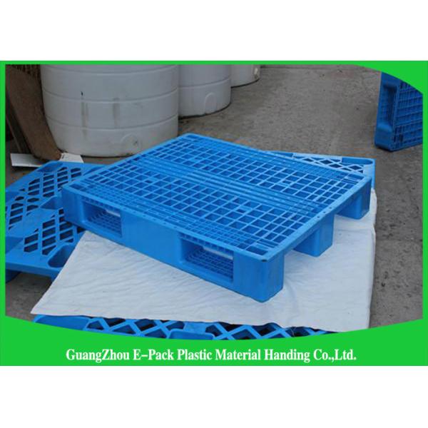 Single Face Small Plastic Pallets With Steel Tubes Inside , Light Duty Mini Plastic Pallets