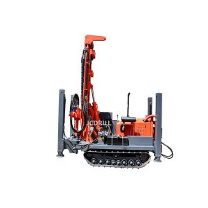 Fullly Hydraulic Rotary 90rpm Crawler Drill Machine