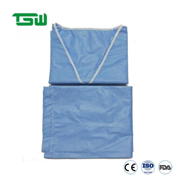 Buy 50GSM Disposable Patient Scrub Suits With Short Sleeves at wholesale prices