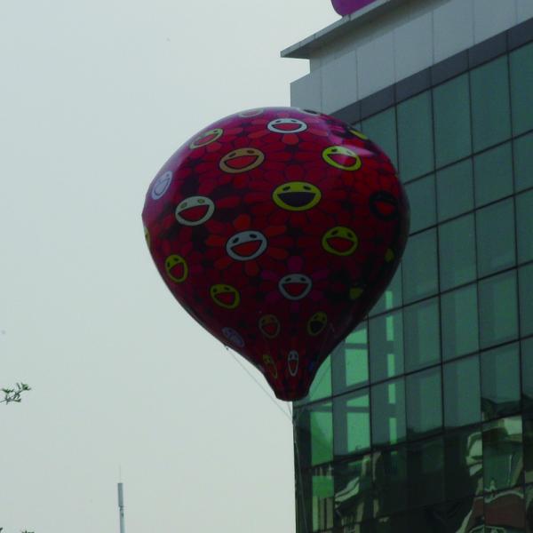 Customized Giant drop shape Inflatable Balloon Advertising Inflating Lighting PVC Helium Balloon