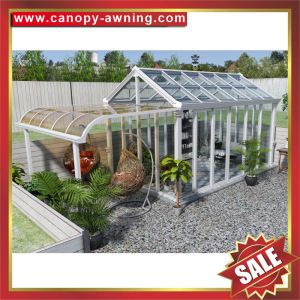 high quality prefabricated solar garden park aluminum alloy transparent glass