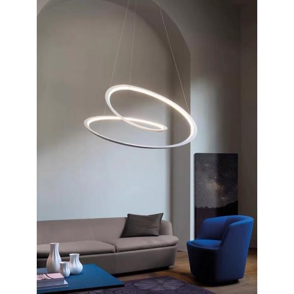 Metal Aluminum Interior Decoration Chandelier Lighting Fixtures large led pendant lights