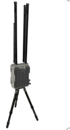 Quality 360° Omnidirectional Fixed UAV Radio Wave Jammer Multi Band Emission Waterproof Design for sale