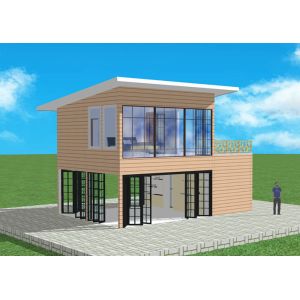 Prefab Lightweight Steel Structure Q235 Light Steel Villa Duplex Apartment