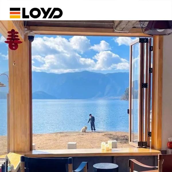 Buy High-Security Aluminum Folding Window with Multi-Point Lock at wholesale prices