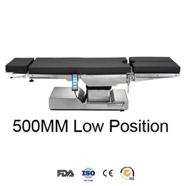 Stainless Steel Electro Hydraulic Operating Table with 500mm Low Position