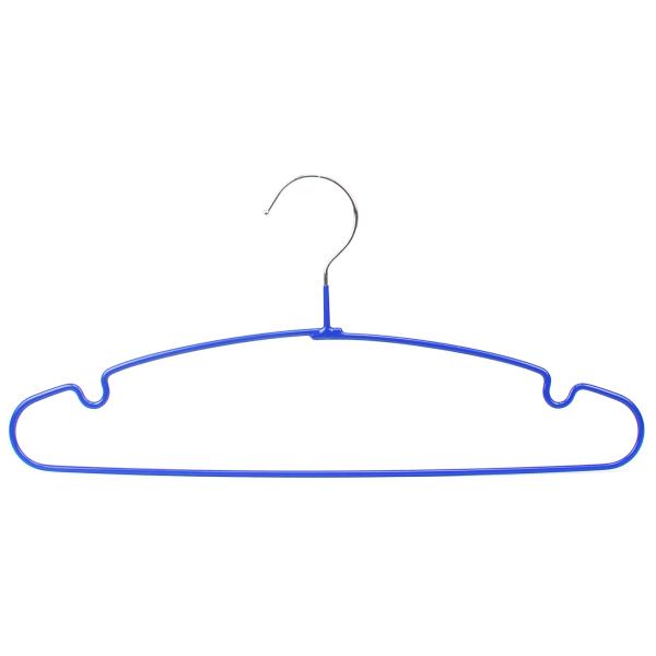 Buy 45x20.5x0.29cm Matt Rubber Coated Wire Hangers at wholesale prices