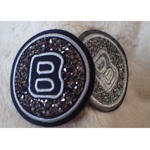 Iron Handmade Imitation Diamond Patches For Equestrian Clothing