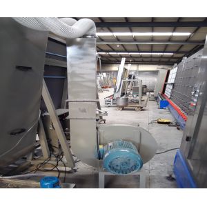 Plc Control Insulated Flat Glass Washing Machine / Equipments Low Noise