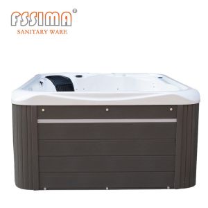 Whirlpool Massage Outdoor SPA Bathtub Freestanding 3 People Hot Tub