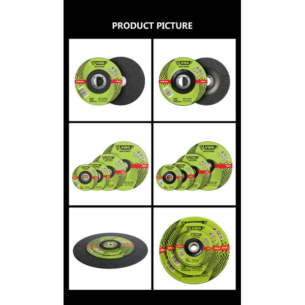 230x1.8mm Cutting Metal Disc For VIDO Angle Grinder,Thin cutting disc with 2 levels glass fiber grid, safe and reliable