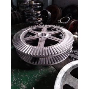 Custom Casting 20CrMnTi Spiral Bevel Gear For Mining Mill And Rotary Kiln