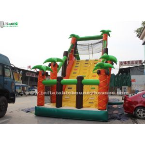 Kids Inflatable Obstacle Sport Mega Run Jungle Basejump Fireproof