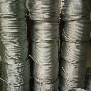 Bending Processing Service 6X24 7FC/6X12 7FC Steel Wire Rope for Fishing Binding