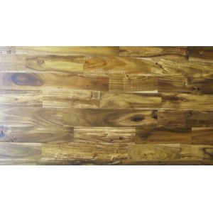 Acacia Solid 3-strips, hand-scraped,distressed,UV lacquer