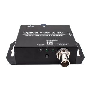 Telecommunication Optical Fiber To 3G/HD-SDI Video Converter Receiver