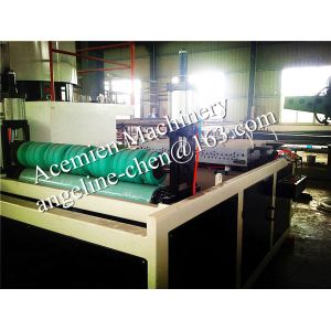 China plastic PVC+ASA/PMMA  composite roof tile roofing panel forming machine production line on sale