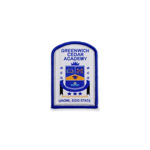 School Applique Woven Patch Badges , Sew On Embroidered Patches OEM