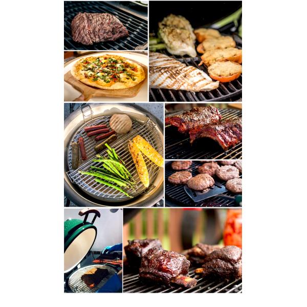 Uovo Kamado 18inch Charcoal Block Barbacoa Ceramic Kamado Elektrische Foshan Kamado Grills Kimstone Bbq Grill Garden Family Bbq