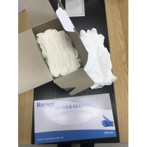 Disposable Nitrile Powder Free Gloves Examination Latex Gloves 240mm Length
