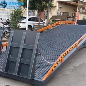 10t Mobile Portable Loading Container Ramp Yard Ramp Anti-Rust Paint