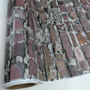 China Embossed Peel And Stick Wall Covering For Bathroom Removable on sale