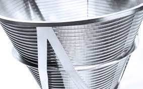 Customized Triangle Wedge Wire Centrifugal Partition Basket For Industrial