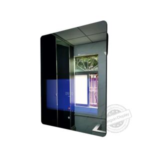 Wall Mounted Android Wifi Smart Magic Mirror Fitness Digital Signage 50inch