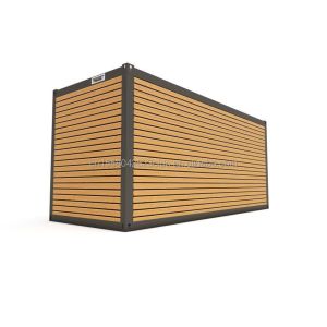 Hotel Accommodation 20ft Prefabricated Container Office House with Wooden