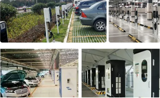New Energy Electric Vehicle Charging Pile 7kw  Level 2 Wall-Mounted Fast EV Cars Charger Stations 