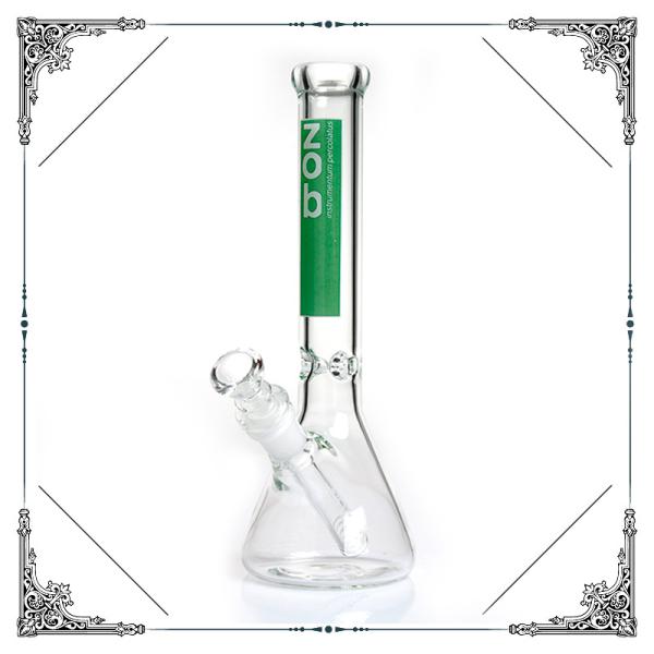 ZOB Glass Water Pipes Mix Color With Ice Catcher Hookah Bongs 10 Inches
