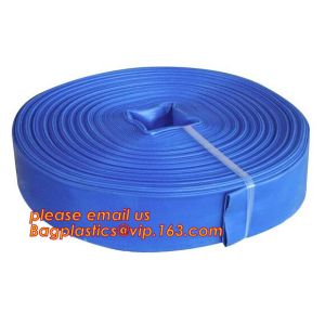 Liquid PVC Layflat Discharge Tubing High Pressure Water Hose 40MM For Agricultur